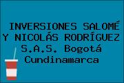INVERSIONES SALOMÉ Y NICOLÁS RODRÍGUEZ S.A.S. Bogotá Cundinamarca