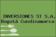 INVERSIONES ST S.A. Bogotá Cundinamarca