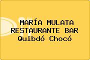 MARÍA MULATA RESTAURANTE BAR Quibdó Chocó