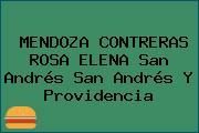 MENDOZA CONTRERAS ROSA ELENA San Andrés San Andrés Y Providencia