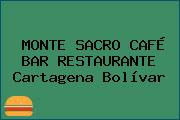 MONTE SACRO CAFÉ BAR RESTAURANTE Cartagena Bolívar