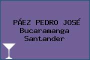 PÁEZ PEDRO JOSÉ Bucaramanga Santander