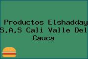 Productos Elshadday S.A.S Cali Valle Del Cauca