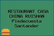 RESTAURANT CASA CHINA RUISHAN Piedecuesta Santander
