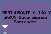 RESTAURANTE ALIÑO Y SAZON Bucaramanga Santander
