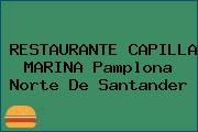 RESTAURANTE CAPILLA MARINA Pamplona Norte De Santander