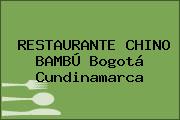 RESTAURANTE CHINO BAMBÚ Bogotá Cundinamarca