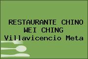 RESTAURANTE CHINO WEI CHING Villavicencio Meta
