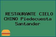 RESTAURANTE CIELO CHINO Piedecuesta Santander