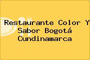 Restaurante Color Y Sabor Bogotá Cundinamarca