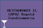 RESTAURANTE EL CAPAZ Bogotá Cundinamarca
