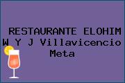 RESTAURANTE ELOHIM W Y J Villavicencio Meta