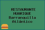 RESTAURANTE HUARIQUE Barranquilla Atlántico