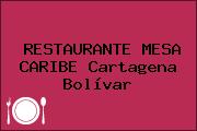 RESTAURANTE MESA CARIBE Cartagena Bolívar