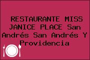 RESTAURANTE MISS JANICE PLACE San Andrés San Andrés Y Providencia