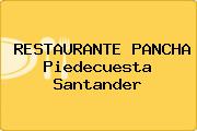 RESTAURANTE PANCHA Piedecuesta Santander