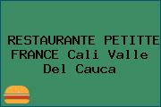 RESTAURANTE PETITTE FRANCE Cali Valle Del Cauca