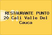 RESTAURANTE PUNTO 20 Cali Valle Del Cauca