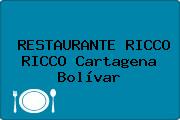 RESTAURANTE RICCO RICCO Cartagena Bolívar