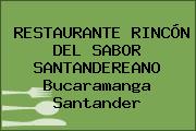 RESTAURANTE RINCÓN DEL SABOR SANTANDEREANO Bucaramanga Santander