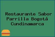 Restaurante Sabor Parrilla Bogotá Cundinamarca