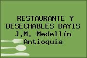 RESTAURANTE Y DESECHABLES DAYIS J.M. Medellín Antioquia