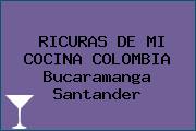 RICURAS DE MI COCINA COLOMBIA Bucaramanga Santander