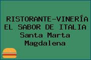 RISTORANTE-VINERÍA EL SABOR DE ITALIA Santa Marta Magdalena