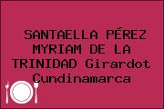 SANTAELLA PÉREZ MYRIAM DE LA TRINIDAD Girardot Cundinamarca