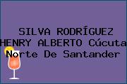 SILVA RODRÍGUEZ HENRY ALBERTO Cúcuta Norte De Santander