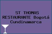 ST THOMAS RESTAURANTE Bogotá Cundinamarca