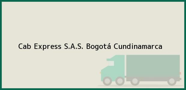 Teléfono, Dirección y otros datos de contacto para Cab Express S.A.S., Bogotá, Cundinamarca, Colombia