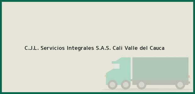Teléfono, Dirección y otros datos de contacto para C.J.L. Servicios Integrales S.A.S., Cali, Valle del Cauca, Colombia