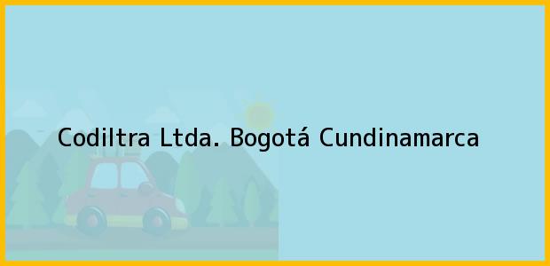 Teléfono, Dirección y otros datos de contacto para Codiltra Ltda., Bogotá, Cundinamarca, Colombia