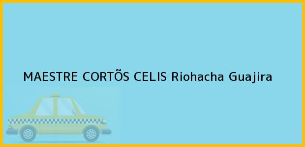 Teléfono, Dirección y otros datos de contacto para MAESTRE CORTÕS CELIS, Riohacha, Guajira, Colombia