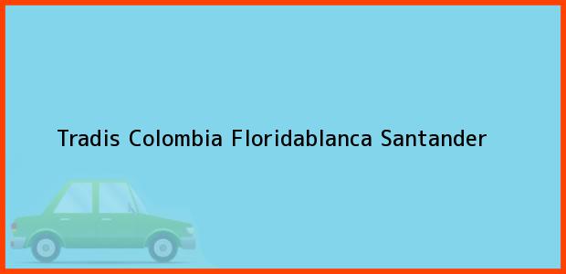 Teléfono, Dirección y otros datos de contacto para Tradis Colombia, Floridablanca, Santander, Colombia