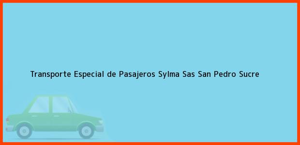 Teléfono, Dirección y otros datos de contacto para Transporte Especial de Pasajeros Sylma Sas, San Pedro, Sucre, Colombia