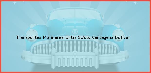 Teléfono, Dirección y otros datos de contacto para Transportes Molinares Ortiz S.A.S., Cartagena, Bolívar, Colombia
