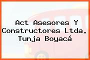 Act Asesores Y Constructores Ltda. Tunja Boyacá
