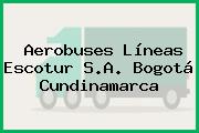 Aerobuses Líneas Escotur S.A. Bogotá Cundinamarca