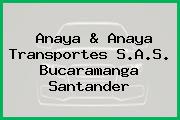 Anaya & Anaya Transportes S.A.S. Bucaramanga Santander