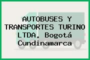 AUTOBUSES Y TRANSPORTES TURINO LTDA. Bogotá Cundinamarca
