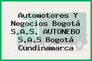 Automotores Y Negocios Bogotá S.A.S. AUTONEBO S.A.S Bogotá Cundinamarca