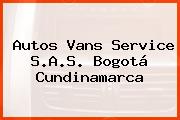 Autos Vans Service S.A.S. Bogotá Cundinamarca