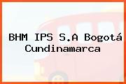 BHM IPS S.A Bogotá Cundinamarca