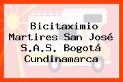 Bicitaximio Martires San José S.A.S. Bogotá Cundinamarca