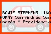 BOWIE STEPHENS LINA ROMAY San Andrés San Andrés Y Providencia