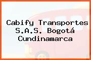 Cabify Transportes S.A.S. Bogotá Cundinamarca