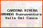 CARDONA RIVERA AMANDA Buenaventura Valle Del Cauca