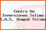 Centro De Inversiones Tolima S.A.S. Ibagué Tolima